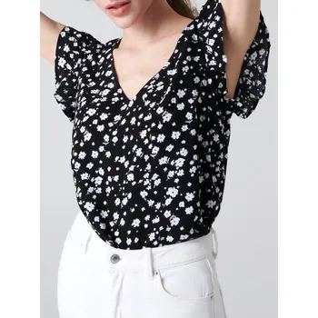 Dámská halenka Sinsay - Halenka z viskózy - černá - 6800J-99X - 6800J-99X-XXS