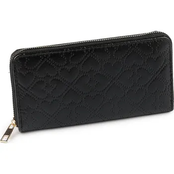 Peněženka Dámská peněženka srdce 10x19 cm - 4 černá