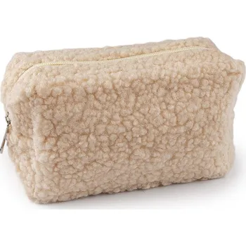 Pouzdro kožešinové 19x11 cm - 2 krémová světlá