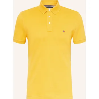 Pánská košile Tommy Hilfiger Pánská Polokošile Z Piké Regular Fit, žlutá, XL