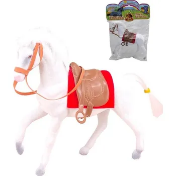 Figurka Kůň se sedlem, 18 x 17 x 6 cm