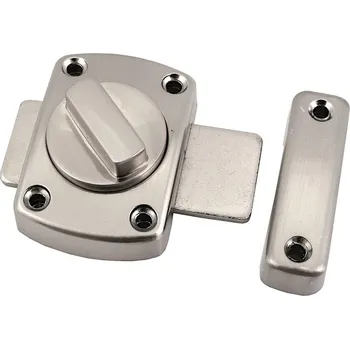 Nábytkové kování Otočná západka na dvířka 5,5 cm - nikl