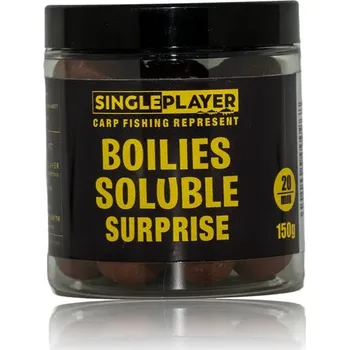 Boilies SINGLEPLAYER Rozpustné Boilies SOLUBLE SURPRISE - 150g 20mm