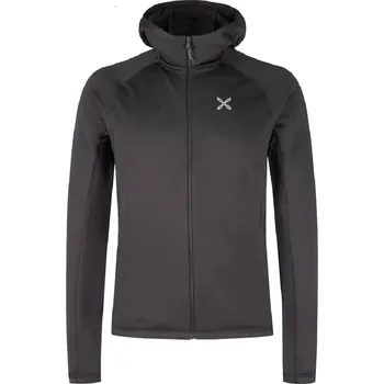 Pánská mikina Mikina Montura Fadis Grid Hooded Pánská Barva: Black, Velikost: L