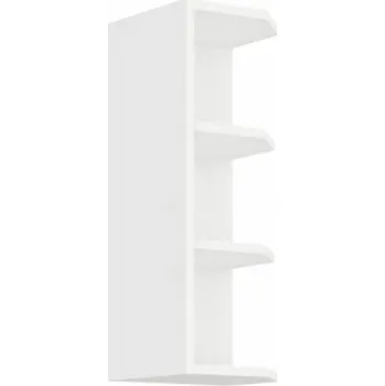 Obývací pokoj Horní rohová skříňka, bílá, SPLIT 30 G ZAK-72