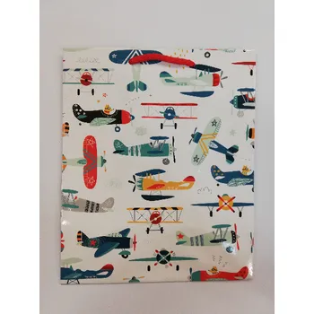 Dárková taška Dárková taška - 23 x 18,5 cm - dětská - Letadla
