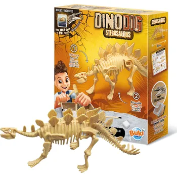 BUKI France BUKI DinoDIG Stegosaurus vykopávka s kostrou a fosílií