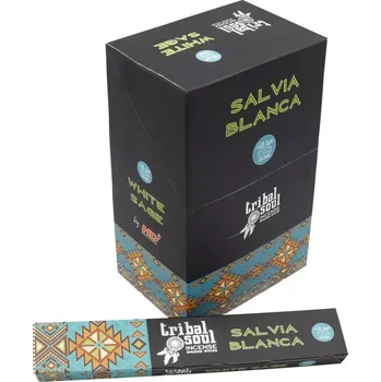 Vonná tyčinka Tribal Soul Vonné tyčinky Tribal Soul Bílá Šalvěj 15 g