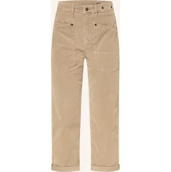 Mac Dámské Sametové Kalhoty Baggy, béžová, 38