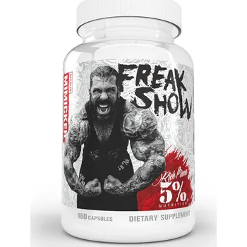 Anabolizér 5% Nutrition 5% Rich Piana FREAK SHOW 180 kapslí