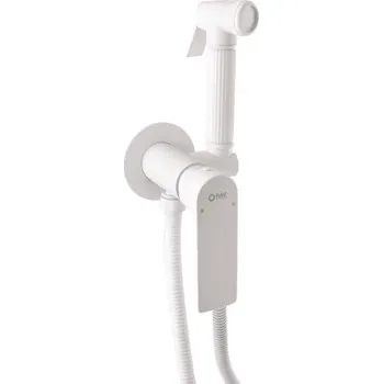 Bidet Rav SLEZÁK VERONA bidetová podomítková baterie, se sprškou, s tělesem, matná bílá