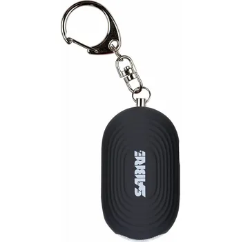 Svítilna Sabre Red osobní alarm s LED svítilnou a karabinou černý