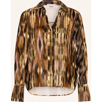 Ba&Sh Dámská Košile Vany Ze Sametu, velbloudí / hnědá / tmavě...