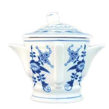 Omáčník Cibulák Omáčník kulatý s víčkem 0,35l Originál Český porcelán Dubí