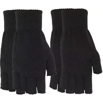Rukavice Unisex rukavice Urban Classics Half Finger Gloves 2-Pack velikost L / XL black