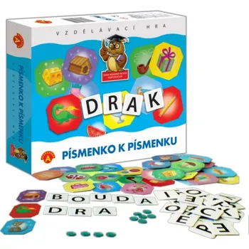 Desková hra Písmenko k písmenku společenská hra v krabici 24,5x25x4,5cm