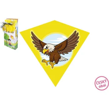 Létající drak Drak létající orel plast 68x73cm v sáčku