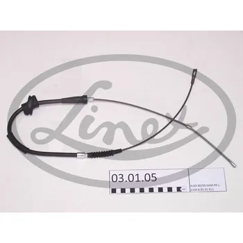 Lanko parkovací brzdy Tažné lanko parkovací brzdy AUDI 80 78-87 PRAVY ZADNÍ 10.7502 LINEX