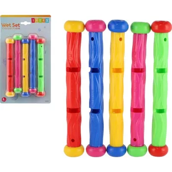 Tyčky 5ks pro potápění v bazénu 16x30x3cm od 6 let