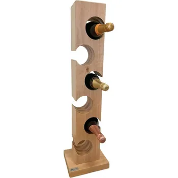 Stojan na víno Designový dřevěný stojan na šampaňské