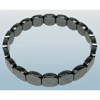 Náramek Hematitový náramek široký