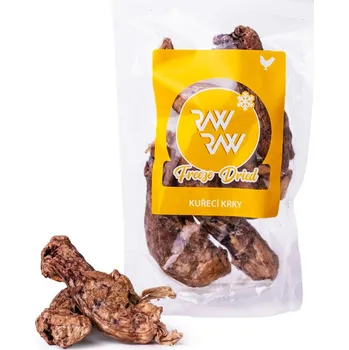 Pamlsek pro psa Raw Raw Freeze Dried Kuřecí krky 60g