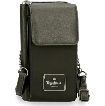 Crossbody peněženka s kapsou na mobil Pepe Jeans Christine - zelená