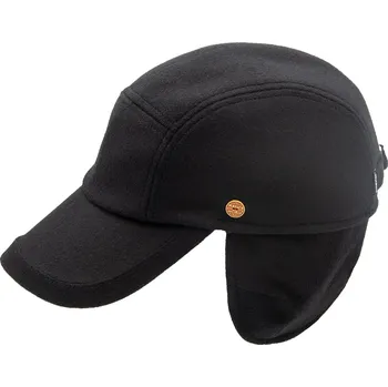 Kšiltovka Pánská zimní černá kšiltovka - Mayser Tino (ušní klapky) - vlna a SympaTex® Velikost: 57 cm (M)