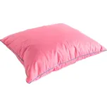 Péřový polštář - růžový 70x90