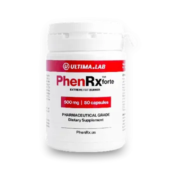 Spalovač tuku Spalovač tuku PhenRx forte 500mg 50 kaps.