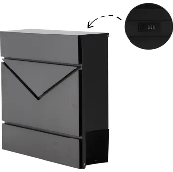 Poštovní schránka Poštovní schránka SWIFT s kódovým zámkem 37 x 37 x 10,5 cm antracit