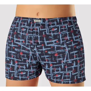 Trenýrky Andrie PS 5925 - tmavě modrá s červeným - 54/56