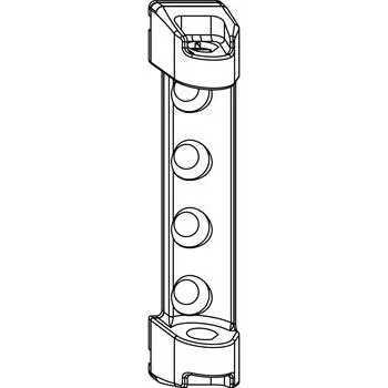 Příslušenství k oknu MACO ložisko nůžek pro PVC, 7 mm nosnými čepy, 120 kg, titan (225352)