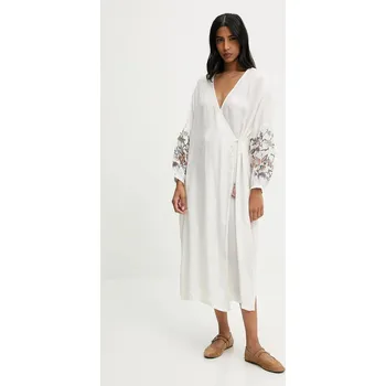 Dámské šaty Šaty Answear.LAB geisha.flk bílá 00X, vel. S