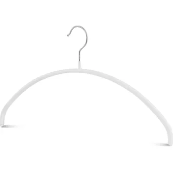 Ramínko MAWA kovové ramínko ECONOMIC, protiskluzové, 40 cm, bílé, 10 ks