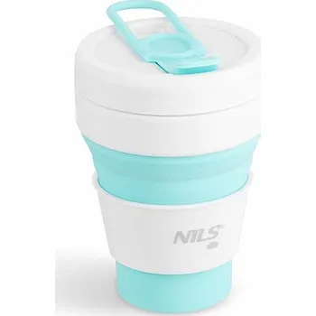 Skládací silikonový hrnek NILS Camp NC4103 355ml mátový