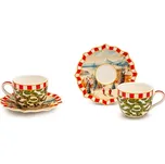 Sada šálků a podšálků pro 2 osoby Palais Royal 100 ml 4 části 1025400 vícebarevná MLC