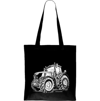 Plátěná taška - John Deere 6R 250 Barva: Černá