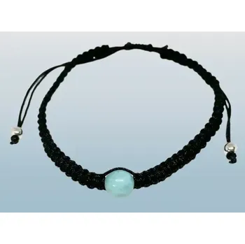 Náramek Exkluzivní larimarový náramek - 1 korálek