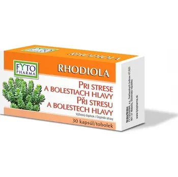 Přírodní produkt Fytopharma Rhodiola tobolky při stresu 30 tob.