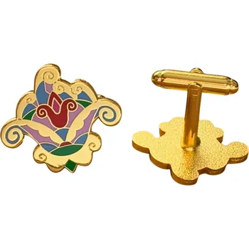 Manžetový knoflíček Jan Hachran Manžetové knoflíčky s motivem slovanského kvítku