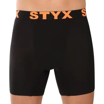 Boxerky Pánské boxerky Styx long sportovní guma černé (UN5960) M Možnost vrácení zboží ZDARMA do 120 dnů!