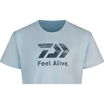 Rybářské oblečení Tričko DAIWA D-VEC Trout - logo - Vel. XL