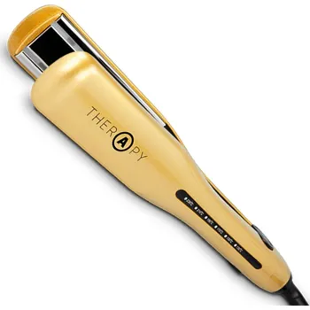 Žehlička na vlasy Salerm Therapy Gold profesionální infračervená žehlička na vlasy zlatá