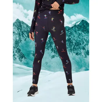 Dámské termo spodky Dámské legíny Krimson Klover Multi Skiers Black