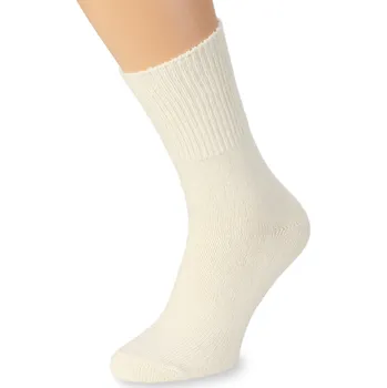 Dámské ponožky Wooline Zdravotní Ponožky 2v1 Merino Natural Wool 5 dámské, hladké krémové Velikost ponožek: EUR 39-42