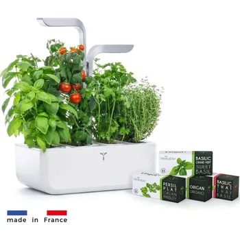 Zahrada Véritable SMART - Automatický květináč s regulací osvětlení, bílá