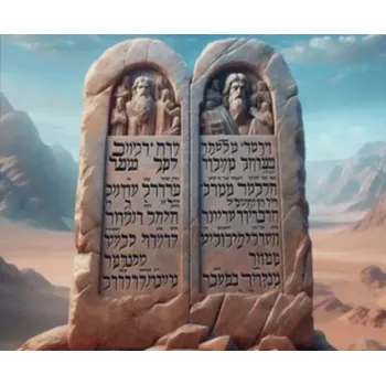 Diamantové malování NORIMPEX Diamantové malování Kamenné desky s písmem 30x40cm