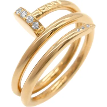 Prsten Leru Zlatý prsten hřebík se zirkony