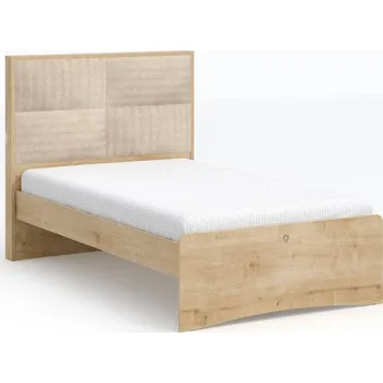 Postel Čilek Studentská postel s čalouněným čelem 120x200 cm Mocha